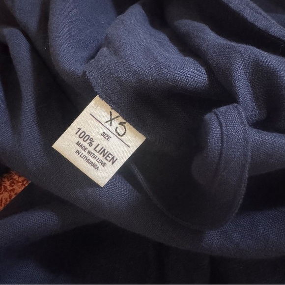 Love‎ and Confuse Aurora Linen Jumpsuit Navy - Picture 10 of 10